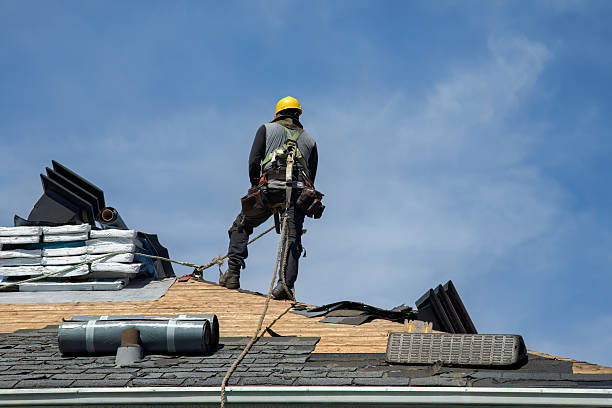 Professional Roofing technician working in Greenfield Center, NY